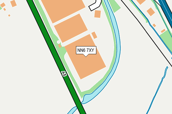 NN6 7XY map - OS OpenMap – Local (Ordnance Survey) NN6 7XY map - OS OpenMap – Local (Ordnance Survey)