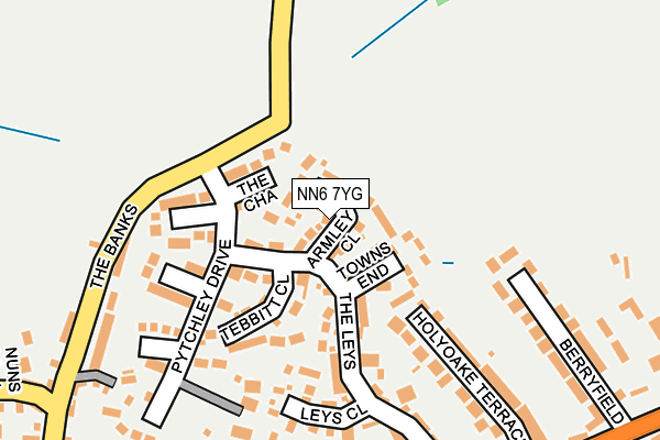 NN6 7YG map - OS OpenMap – Local (Ordnance Survey) NN6 7YG map - OS OpenMap – Local (Ordnance Survey)