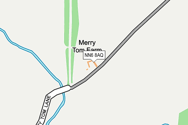 NN6 8AQ map - OS OpenMap – Local (Ordnance Survey)