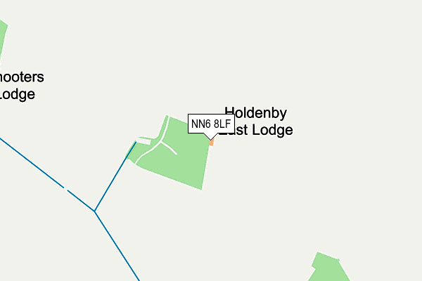 NN6 8LF map - OS OpenMap – Local (Ordnance Survey) NN6 8LF map - OS OpenMap – Local (Ordnance Survey)