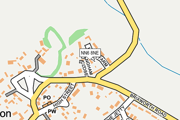 NN6 8NE map - OS OpenMap – Local (Ordnance Survey) NN6 8NE map - OS OpenMap – Local (Ordnance Survey)