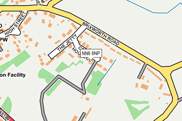 NN6 8NP map - OS OpenMap – Local (Ordnance Survey) NN6 8NP map - OS OpenMap – Local (Ordnance Survey)
