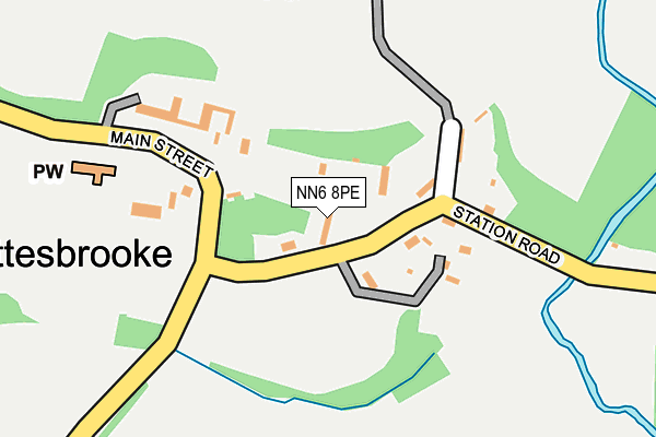NN6 8PE map - OS OpenMap – Local (Ordnance Survey) NN6 8PE map - OS OpenMap – Local (Ordnance Survey)