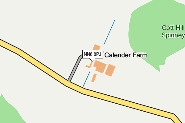 NN6 8PJ map - OS OpenMap – Local (Ordnance Survey) NN6 8PJ map - OS OpenMap – Local (Ordnance Survey)