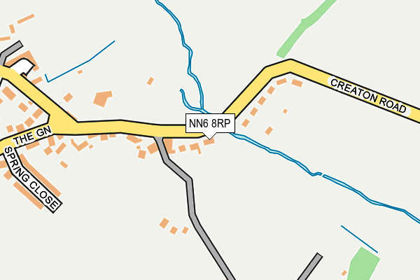 NN6 8RP map - OS OpenMap – Local (Ordnance Survey) NN6 8RP map - OS OpenMap – Local (Ordnance Survey)