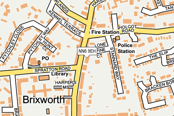 NN6 9EH map - OS OpenMap – Local (Ordnance Survey) NN6 9EH map - OS OpenMap – Local (Ordnance Survey)