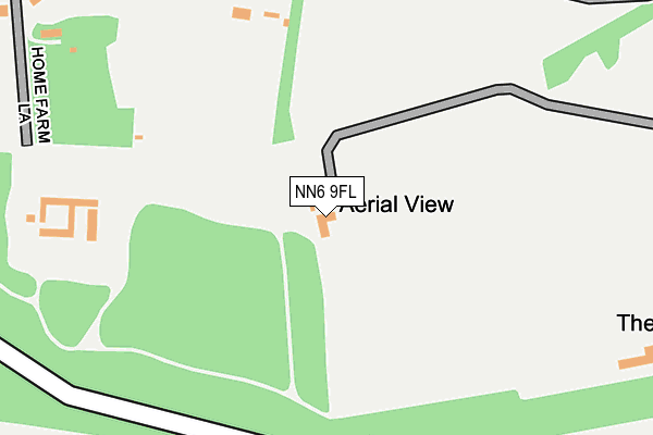 NN6 9FL map - OS OpenMap – Local (Ordnance Survey) NN6 9FL map - OS OpenMap – Local (Ordnance Survey)