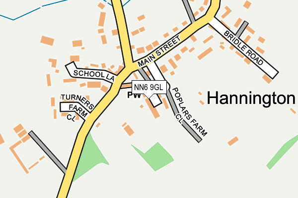 NN6 9GL map - OS OpenMap – Local (Ordnance Survey) NN6 9GL map - OS OpenMap – Local (Ordnance Survey)
