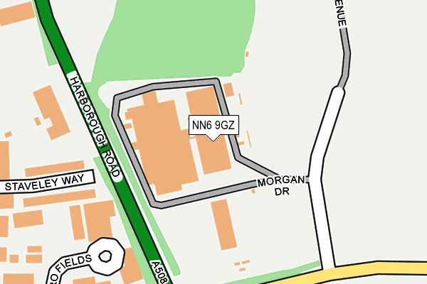 NN6 9GZ map - OS OpenMap – Local (Ordnance Survey) NN6 9GZ map - OS OpenMap – Local (Ordnance Survey)