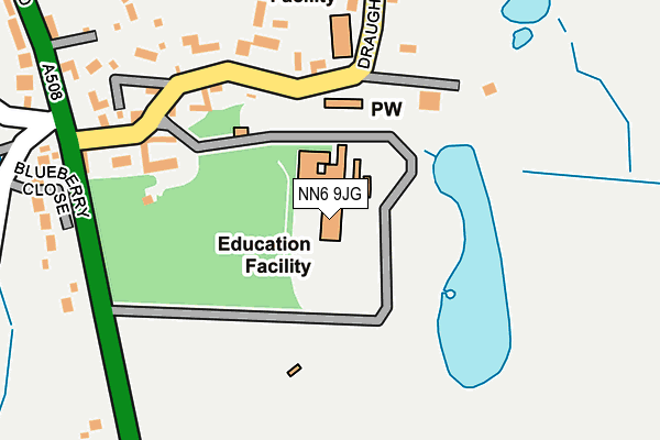 NN6 9JG map - OS OpenMap – Local (Ordnance Survey) NN6 9JG map - OS OpenMap – Local (Ordnance Survey)