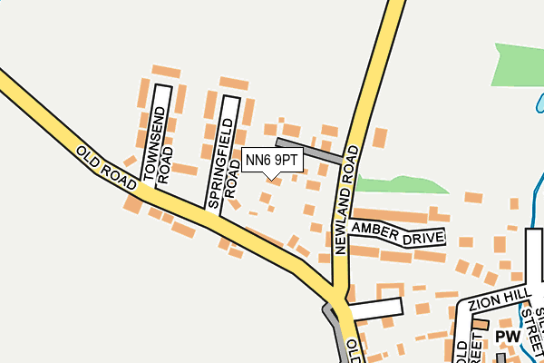 NN6 9PT map - OS OpenMap – Local (Ordnance Survey) NN6 9PT map - OS OpenMap – Local (Ordnance Survey)