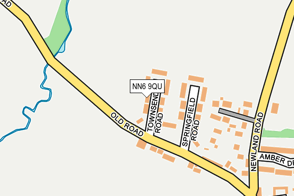 NN6 9QU map - OS OpenMap – Local (Ordnance Survey) NN6 9QU map - OS OpenMap – Local (Ordnance Survey)