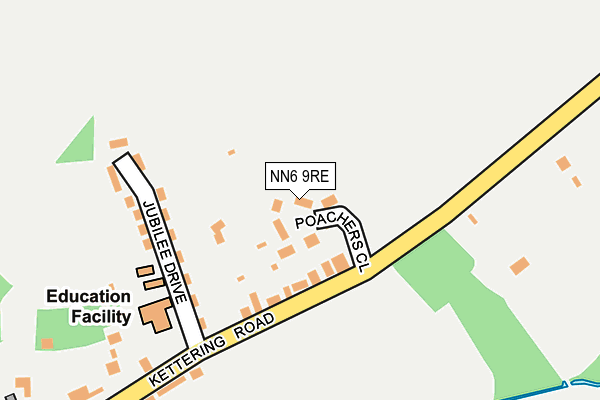 NN6 9RE map - OS OpenMap – Local (Ordnance Survey) NN6 9RE map - OS OpenMap – Local (Ordnance Survey)