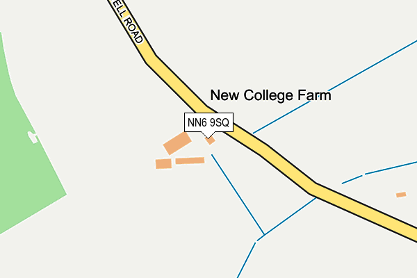 NN6 9SQ map - OS OpenMap – Local (Ordnance Survey) NN6 9SQ map - OS OpenMap – Local (Ordnance Survey)