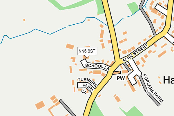 NN6 9ST map - OS OpenMap – Local (Ordnance Survey) NN6 9ST map - OS OpenMap – Local (Ordnance Survey)