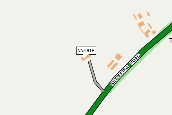 NN6 9TE map - OS OpenMap – Local (Ordnance Survey) NN6 9TE map - OS OpenMap – Local (Ordnance Survey)