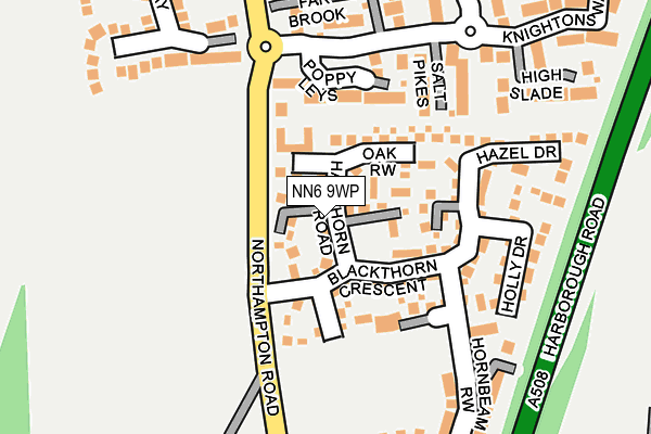 NN6 9WP map - OS OpenMap – Local (Ordnance Survey) NN6 9WP map - OS OpenMap – Local (Ordnance Survey)