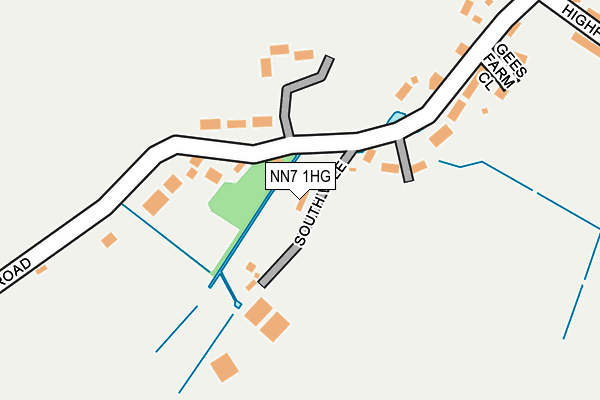NN7 1HG map - OS OpenMap – Local (Ordnance Survey) NN7 1HG map - OS OpenMap – Local (Ordnance Survey)