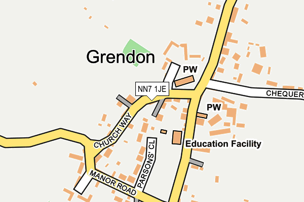 NN7 1JE map - OS OpenMap – Local (Ordnance Survey) NN7 1JE map - OS OpenMap – Local (Ordnance Survey)