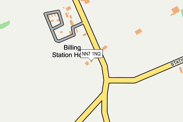 NN7 1NQ map - OS OpenMap – Local (Ordnance Survey) NN7 1NQ map - OS OpenMap – Local (Ordnance Survey)