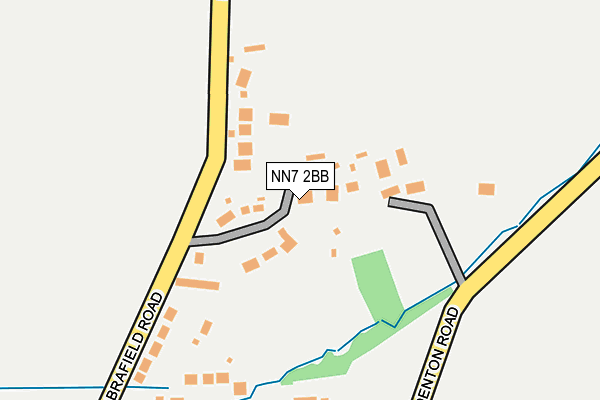 NN7 2BB map - OS OpenMap – Local (Ordnance Survey) NN7 2BB map - OS OpenMap – Local (Ordnance Survey)