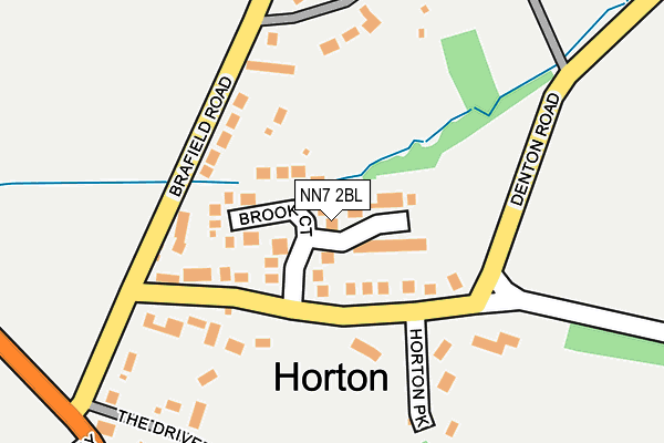 NN7 2BL map - OS OpenMap – Local (Ordnance Survey)