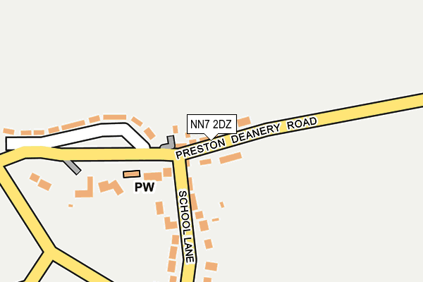NN7 2DZ map - OS OpenMap – Local (Ordnance Survey) NN7 2DZ map - OS OpenMap – Local (Ordnance Survey)