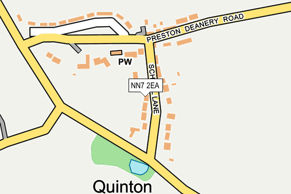 NN7 2EA map - OS OpenMap – Local (Ordnance Survey) NN7 2EA map - OS OpenMap – Local (Ordnance Survey)