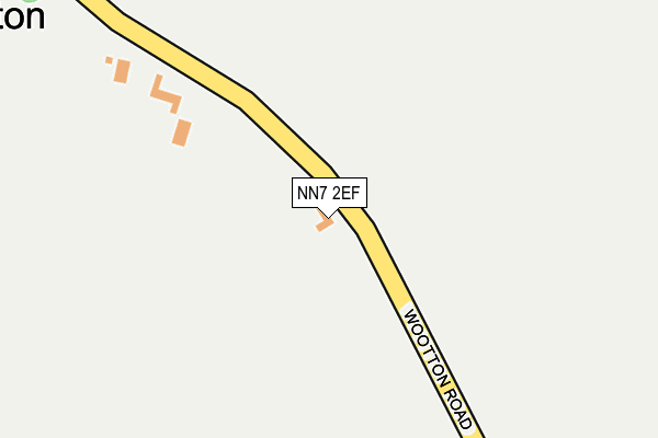 NN7 2EF map - OS OpenMap – Local (Ordnance Survey) NN7 2EF map - OS OpenMap – Local (Ordnance Survey)