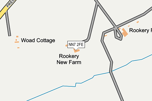 NN7 2FE map - OS OpenMap – Local (Ordnance Survey) NN7 2FE map - OS OpenMap – Local (Ordnance Survey)
