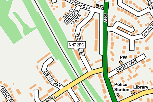 NN7 2FG map - OS OpenMap – Local (Ordnance Survey) NN7 2FG map - OS OpenMap – Local (Ordnance Survey)