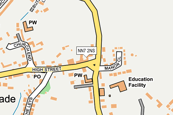 NN7 2NS map - OS OpenMap – Local (Ordnance Survey) NN7 2NS map - OS OpenMap – Local (Ordnance Survey)