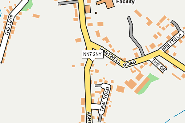 NN7 2NY map - OS OpenMap – Local (Ordnance Survey) NN7 2NY map - OS OpenMap – Local (Ordnance Survey)