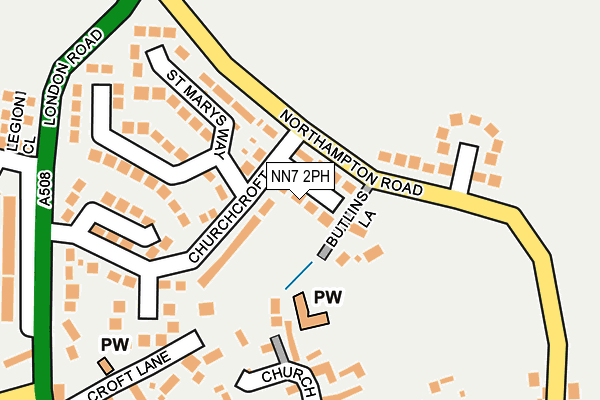 NN7 2PH map - OS OpenMap – Local (Ordnance Survey) NN7 2PH map - OS OpenMap – Local (Ordnance Survey)