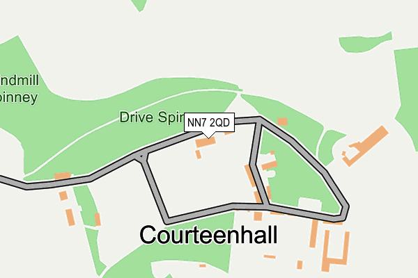 NN7 2QD map - OS OpenMap – Local (Ordnance Survey) NN7 2QD map - OS OpenMap – Local (Ordnance Survey)