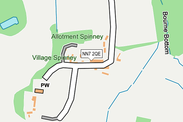 NN7 2QE map - OS OpenMap – Local (Ordnance Survey) NN7 2QE map - OS OpenMap – Local (Ordnance Survey)