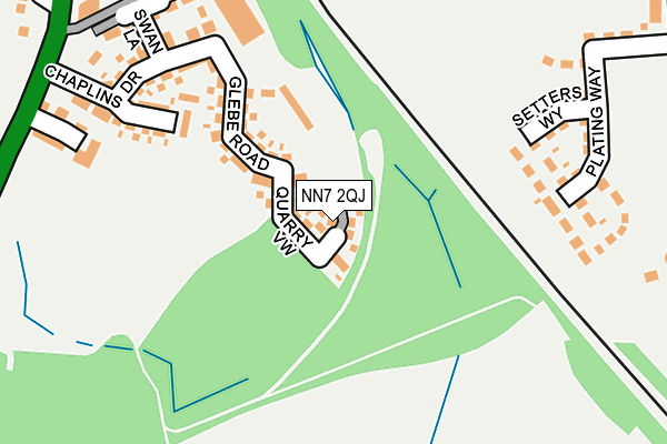 NN7 2QJ map - OS OpenMap – Local (Ordnance Survey) NN7 2QJ map - OS OpenMap – Local (Ordnance Survey)