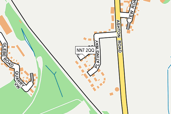 NN7 2QQ map - OS OpenMap – Local (Ordnance Survey) NN7 2QQ map - OS OpenMap – Local (Ordnance Survey)