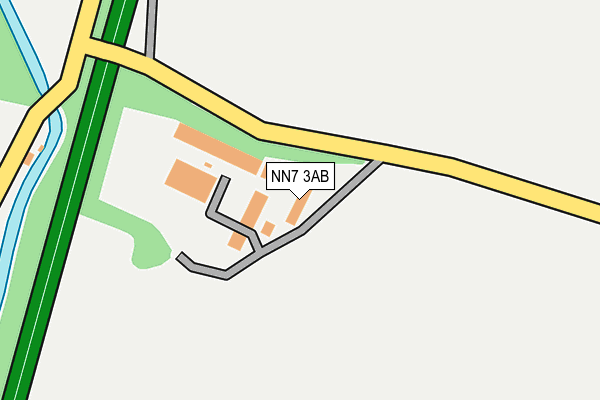 NN7 3AB map - OS OpenMap – Local (Ordnance Survey) NN7 3AB map - OS OpenMap – Local (Ordnance Survey)