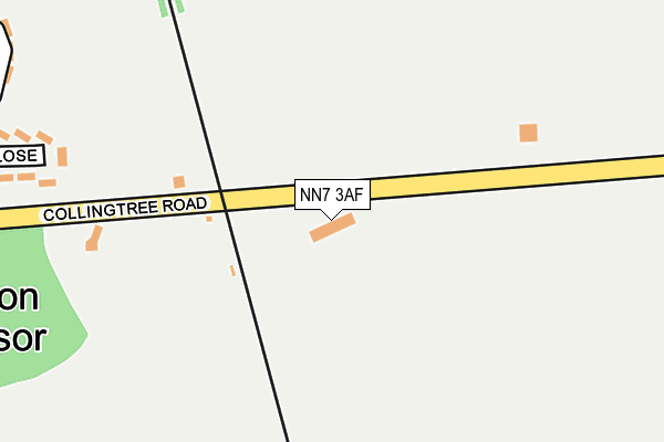NN7 3AF map - OS OpenMap – Local (Ordnance Survey) NN7 3AF map - OS OpenMap – Local (Ordnance Survey)