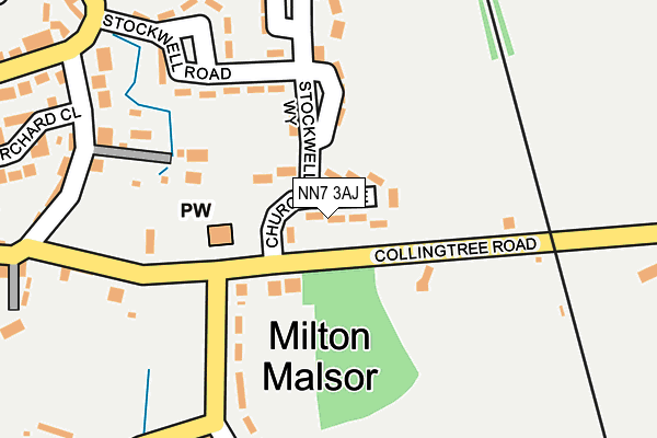 NN7 3AJ map - OS OpenMap – Local (Ordnance Survey) NN7 3AJ map - OS OpenMap – Local (Ordnance Survey)