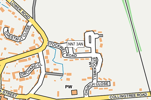 NN7 3AN map - OS OpenMap – Local (Ordnance Survey) NN7 3AN map - OS OpenMap – Local (Ordnance Survey)