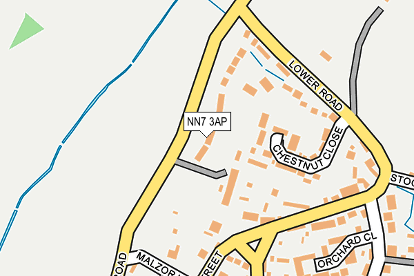 NN7 3AP map - OS OpenMap – Local (Ordnance Survey) NN7 3AP map - OS OpenMap – Local (Ordnance Survey)