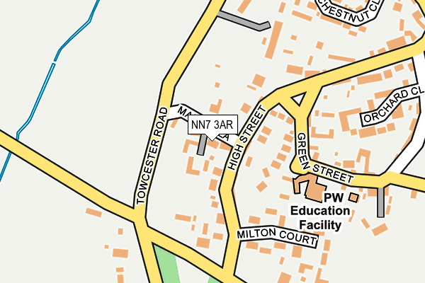 NN7 3AR map - OS OpenMap – Local (Ordnance Survey) NN7 3AR map - OS OpenMap – Local (Ordnance Survey)