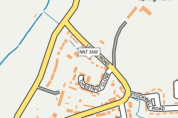 NN7 3AW map - OS OpenMap – Local (Ordnance Survey) NN7 3AW map - OS OpenMap – Local (Ordnance Survey)