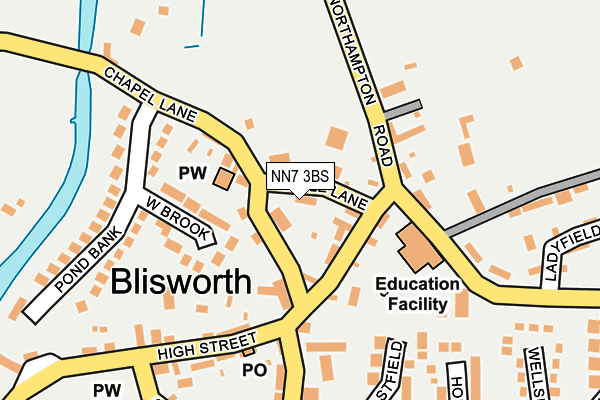 NN7 3BS map - OS OpenMap – Local (Ordnance Survey) NN7 3BS map - OS OpenMap – Local (Ordnance Survey)