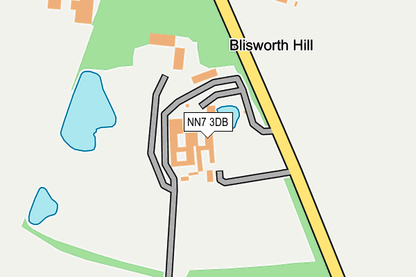 NN7 3DB map - OS OpenMap – Local (Ordnance Survey) NN7 3DB map - OS OpenMap – Local (Ordnance Survey)