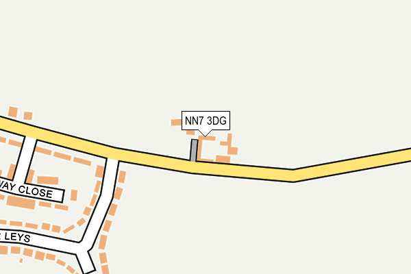 NN7 3DG map - OS OpenMap – Local (Ordnance Survey) NN7 3DG map - OS OpenMap – Local (Ordnance Survey)