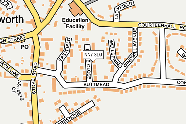 NN7 3DJ map - OS OpenMap – Local (Ordnance Survey) NN7 3DJ map - OS OpenMap – Local (Ordnance Survey)