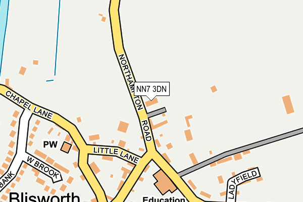 NN7 3DN map - OS OpenMap – Local (Ordnance Survey) NN7 3DN map - OS OpenMap – Local (Ordnance Survey)